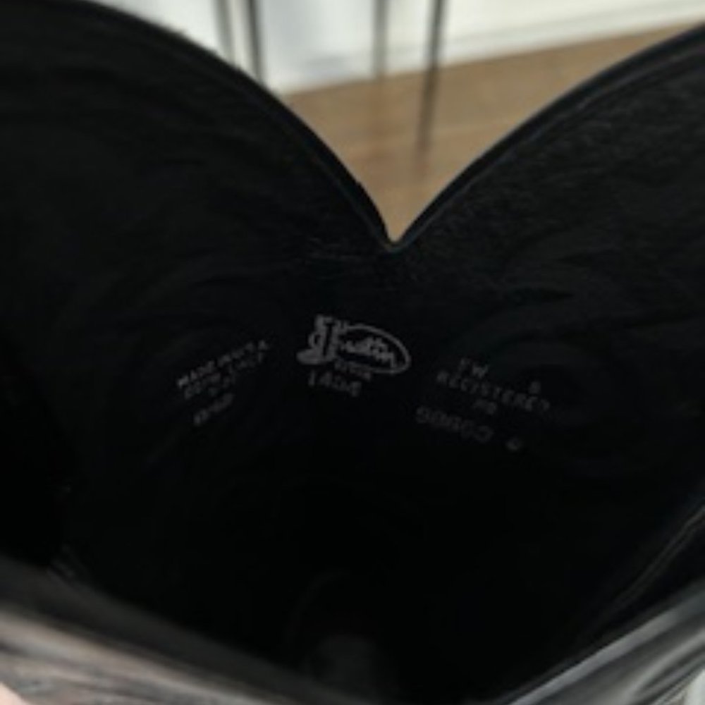 Black Cowboy Boots - Justin Brand - Picture 8 of 9